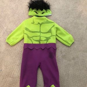 Toddler hulk costume